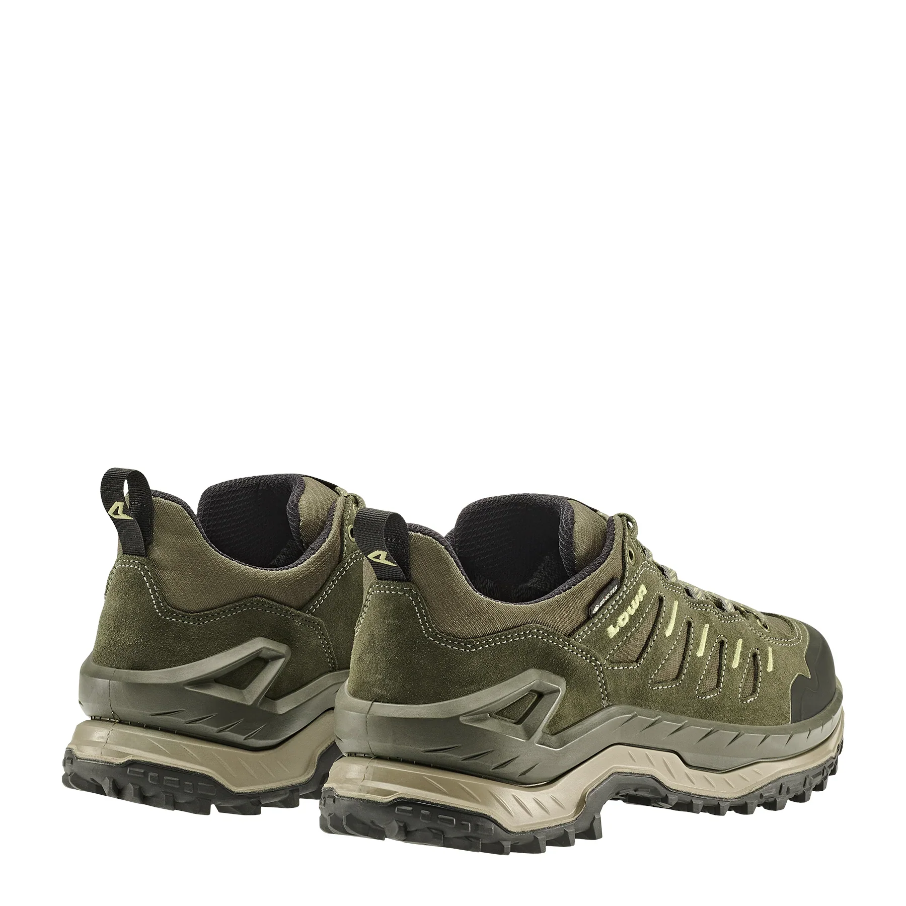 Men's Innovo GTX Low Hiking Shoe | Olive Amber Green - Image 3