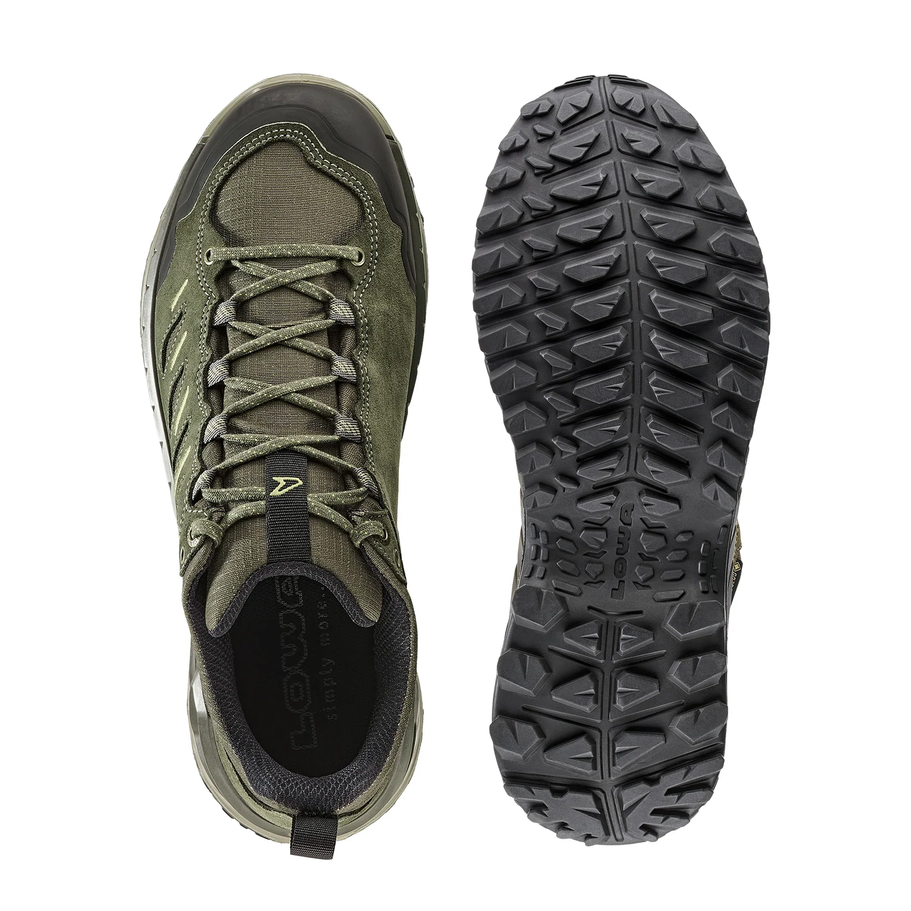 Men's Innovo GTX Low Hiking Shoe | Olive Amber Green - Image 4