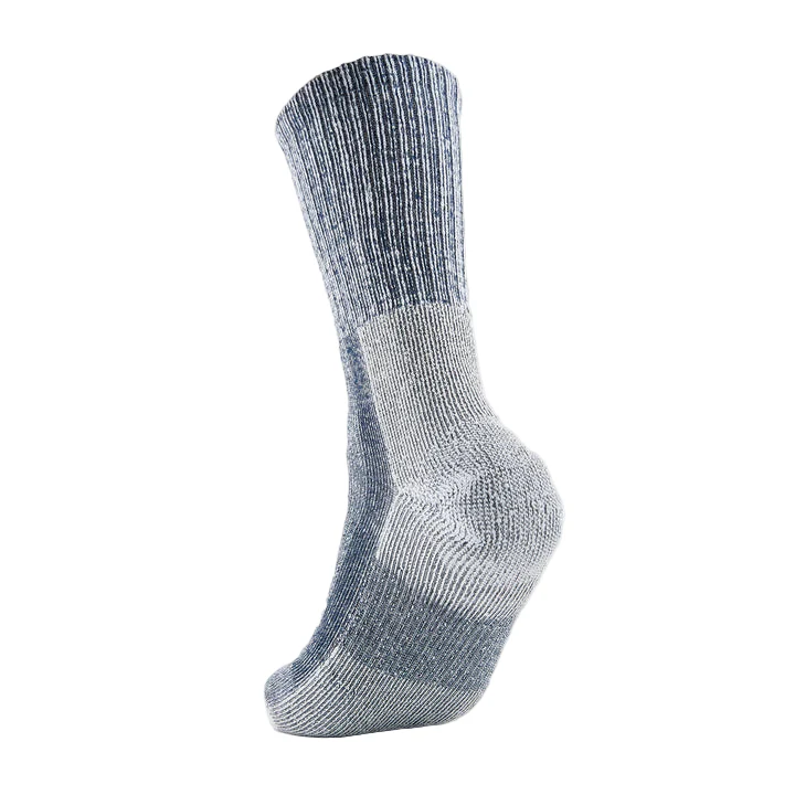 Men's Moderate Cushion Crew Hiking Socks | Navy - Image 2