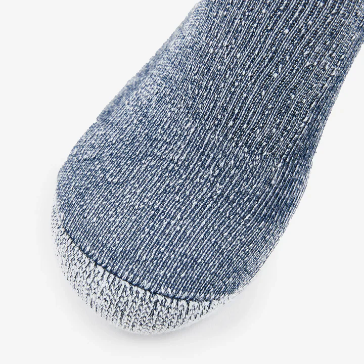 Men's Moderate Cushion Crew Hiking Socks | Navy - Image 4