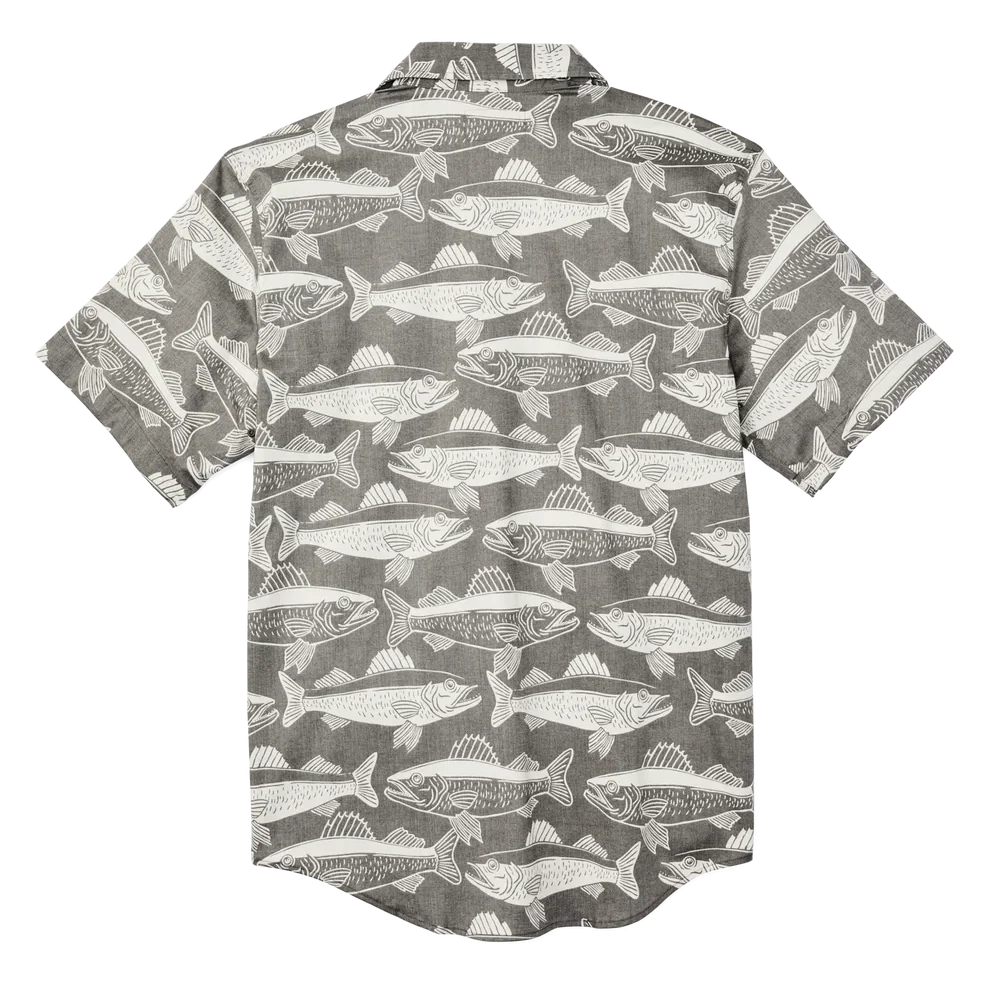 Men's Short Sleeve Twin Lakes Sport Shirt | Beluga Print - Image 2