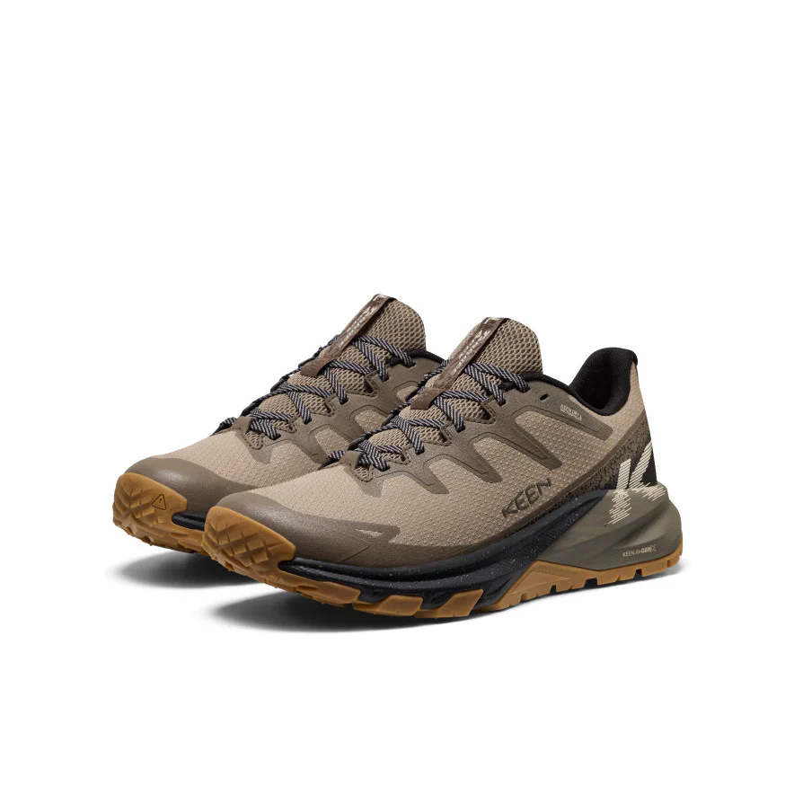 Men's Targhee Apex WP Hiking Shoe | Brindle/Canteen - Image 3
