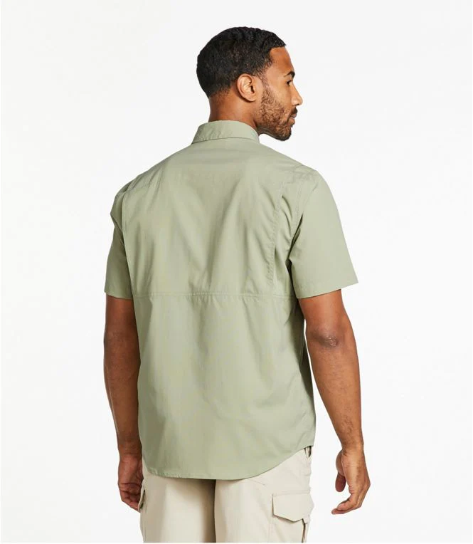 Men's Tropicwear Shirt Short Sleeve | Dusty Sage - Image 3