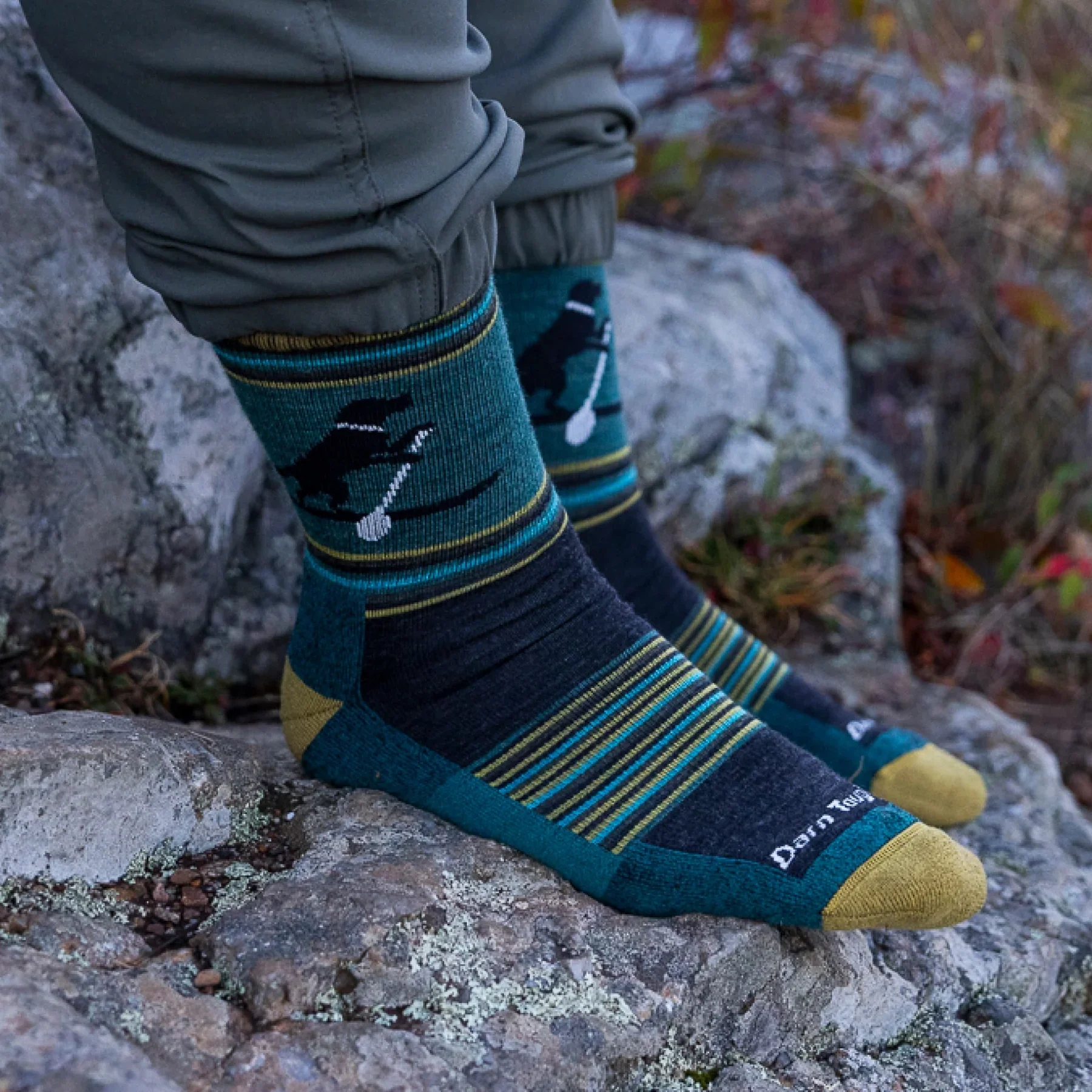 Men's Willoughby Micro Crew Lightweight Hiking Sock | Dog Pond - Image 2