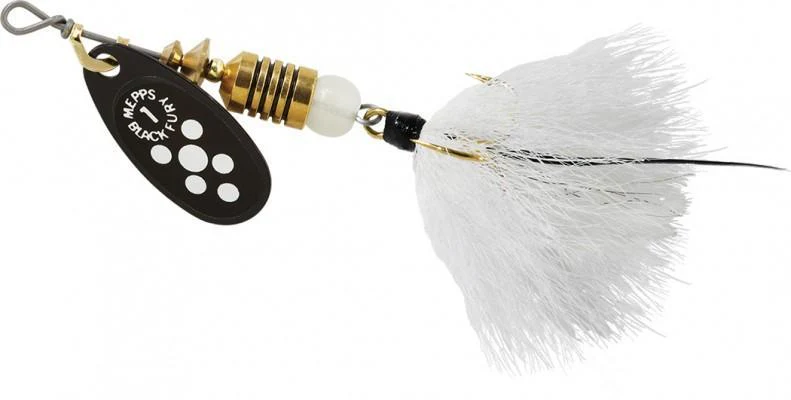 Mepps Black Fury Dressed Treble Size 1 - Image 3