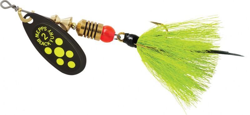 Mepps Black Fury Dressed Treble Size 2 - Image 2