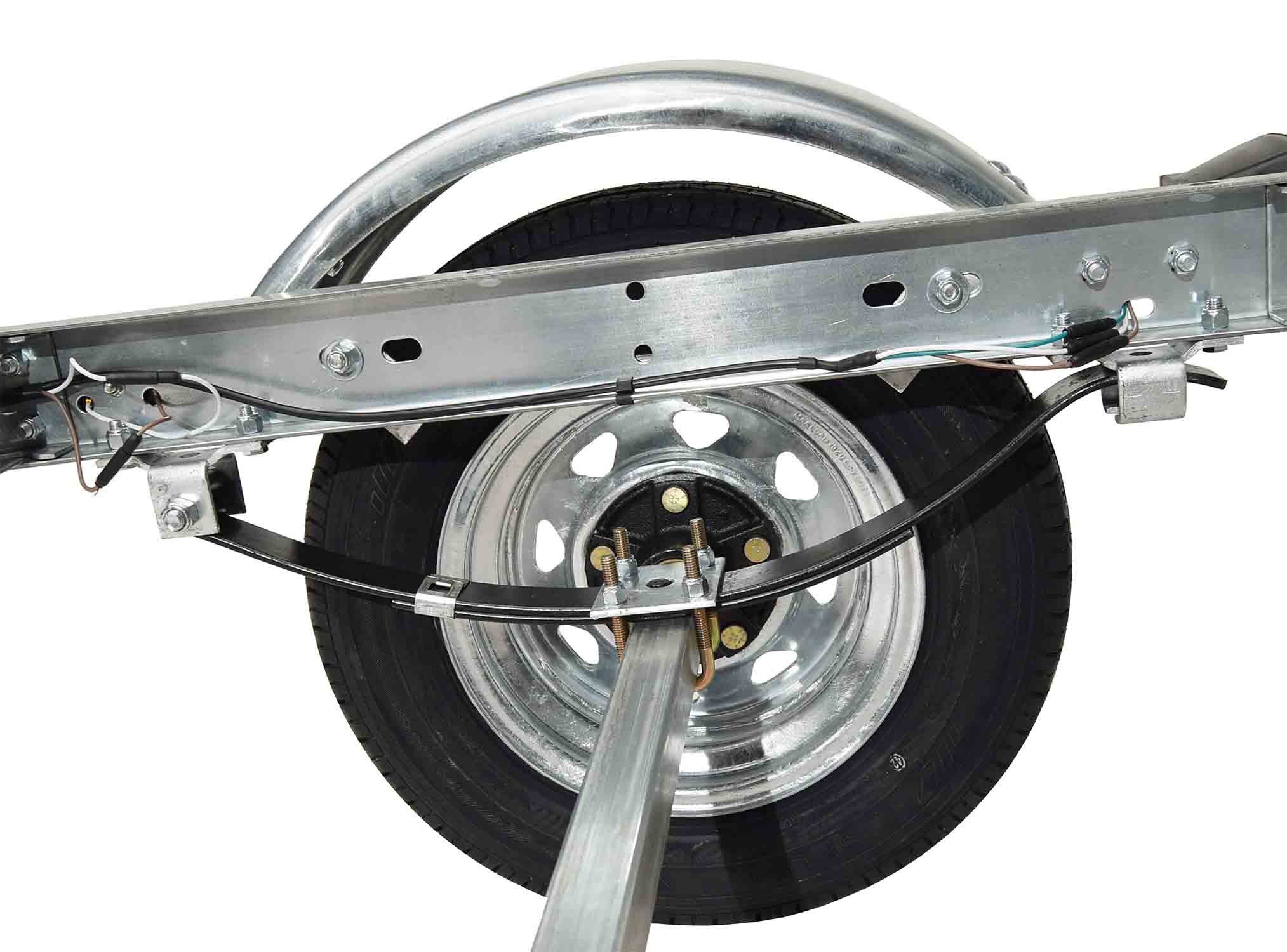 MicroSport™XT Trailer with Aluminum Wheels, Aluminum Fenders and Retractable Tongue Kit - Image 3