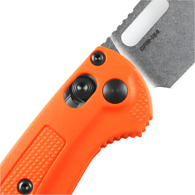 Benchmade Mini Taggedout | Orange Grivory - Image 4