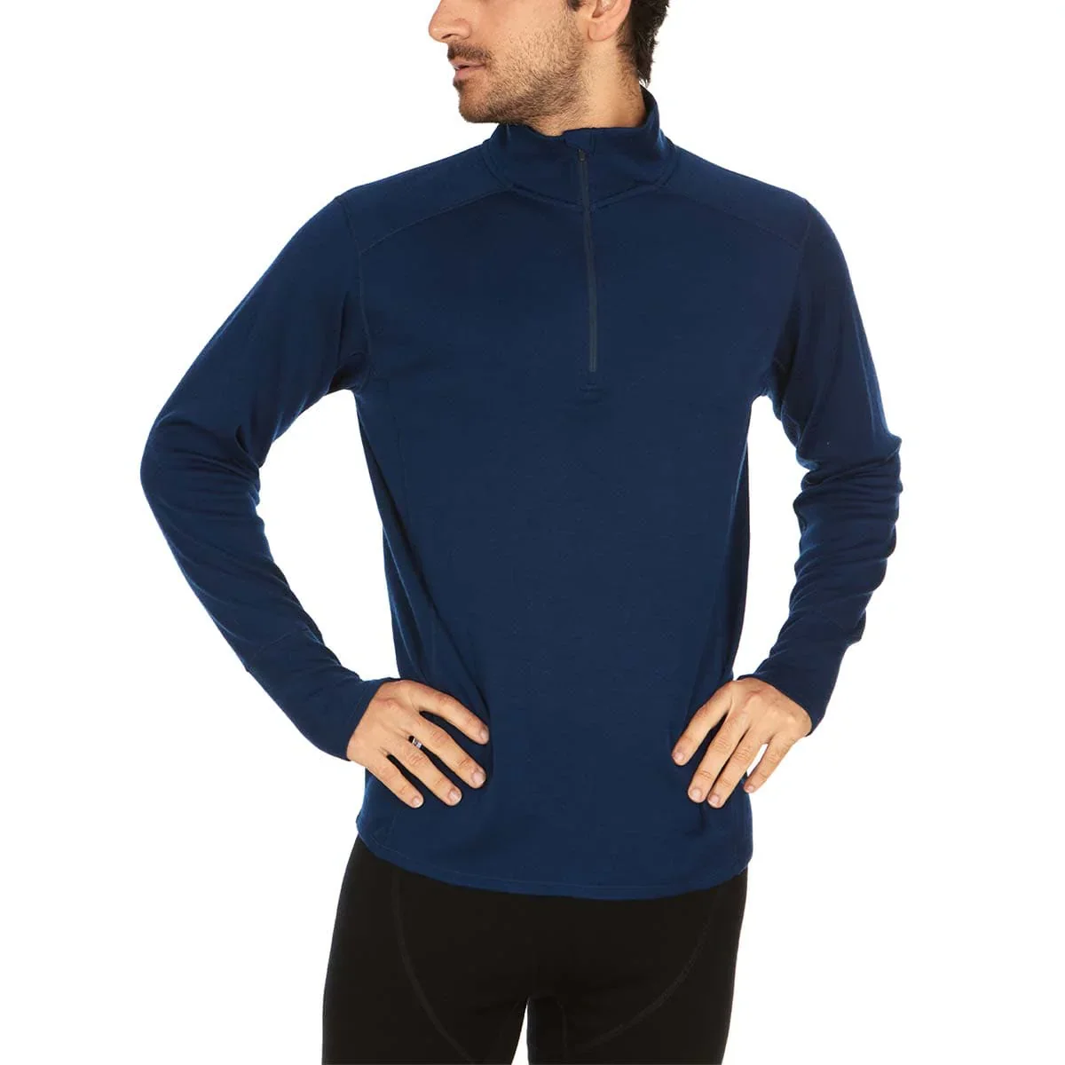 Men's Isolation Midweight Wool Quarter Zip Pullover - Image 3