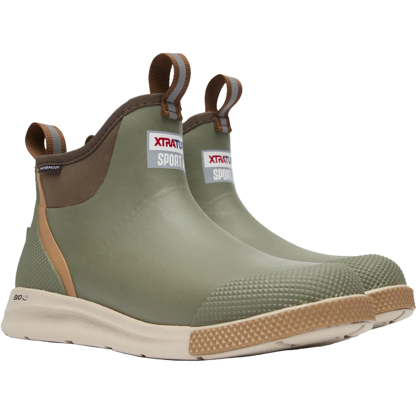 Men's 6 in Ankle Deck Boot Sport | Olive - Image 5