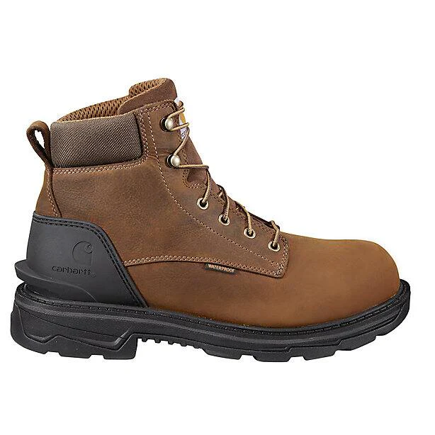 Men's Ironwood Waterproof Soft Toe Work Boots | Black Oil Tanned - Image 2