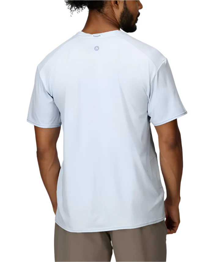 Men's Short Sleeve Air Exchange Solar Shield Crew | Vapor - Image 2