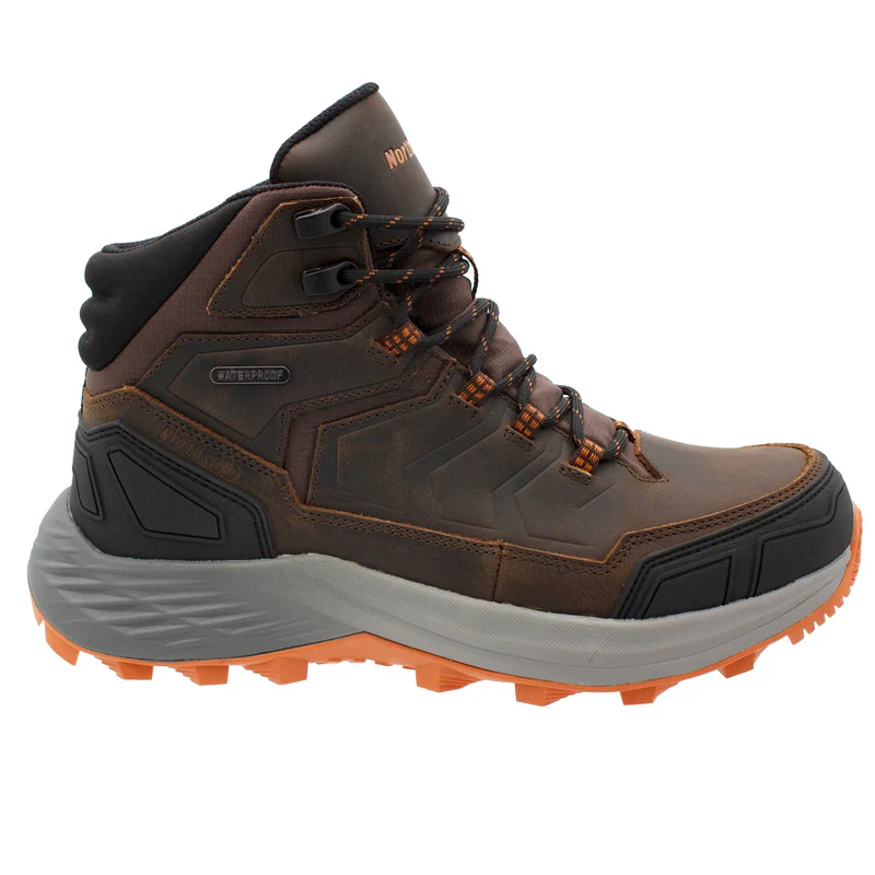 Men's Alpine Ridge Mid Waterproof Hiking Boot | Dark Brown - Image 2