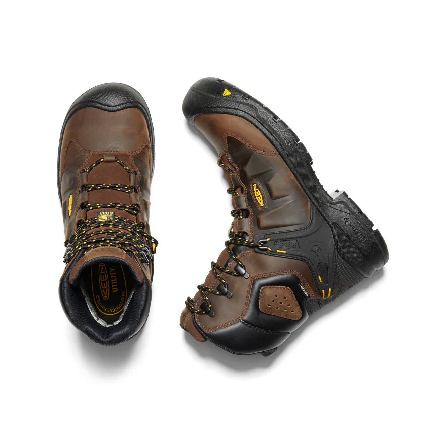 Men's Dover 8" Carbon-Toe Insulated Waterproof Boot | Dark Earth - Image 2