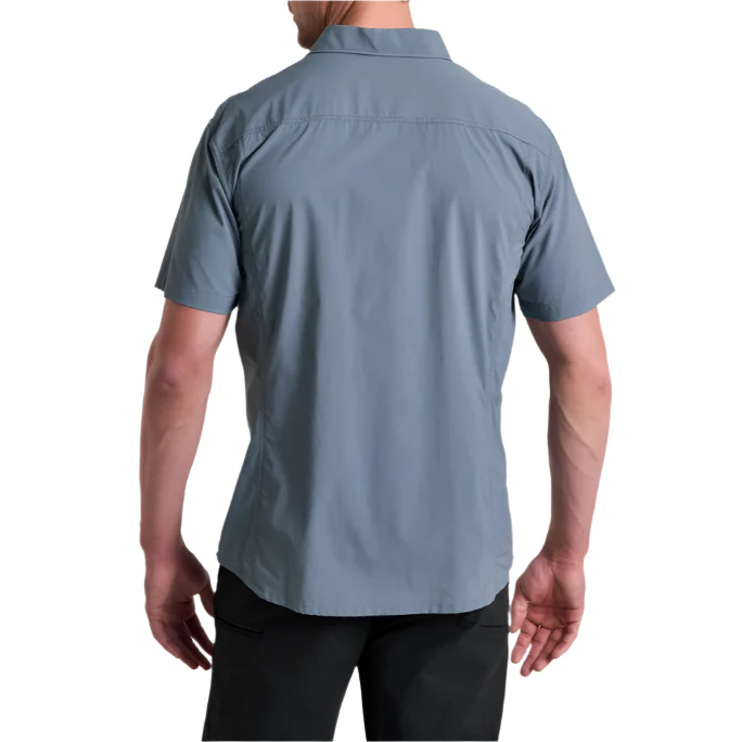 Men's Short Sleeve Driftr Shirt | Charcoal Blue - Image 2
