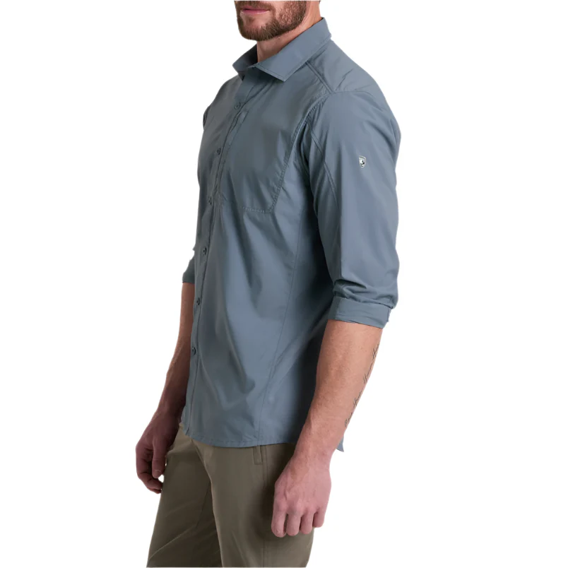 Men's Driftr™ Long Sleeve | Charcoal Blue - Image 2
