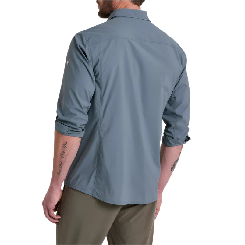 Men's Driftr™ Long Sleeve | Charcoal Blue - Image 3
