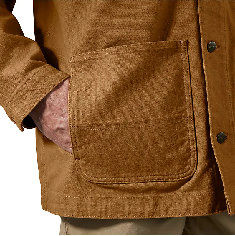 Men's Rugged Flex Duck Chore Coat Iconic C01 | Carhartt Brown - Image 3