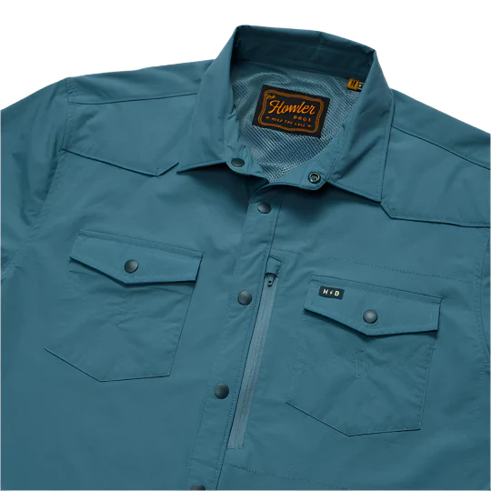Men's Short Sleeve Emerger Tech Shirt | Storm Blue - Image 2