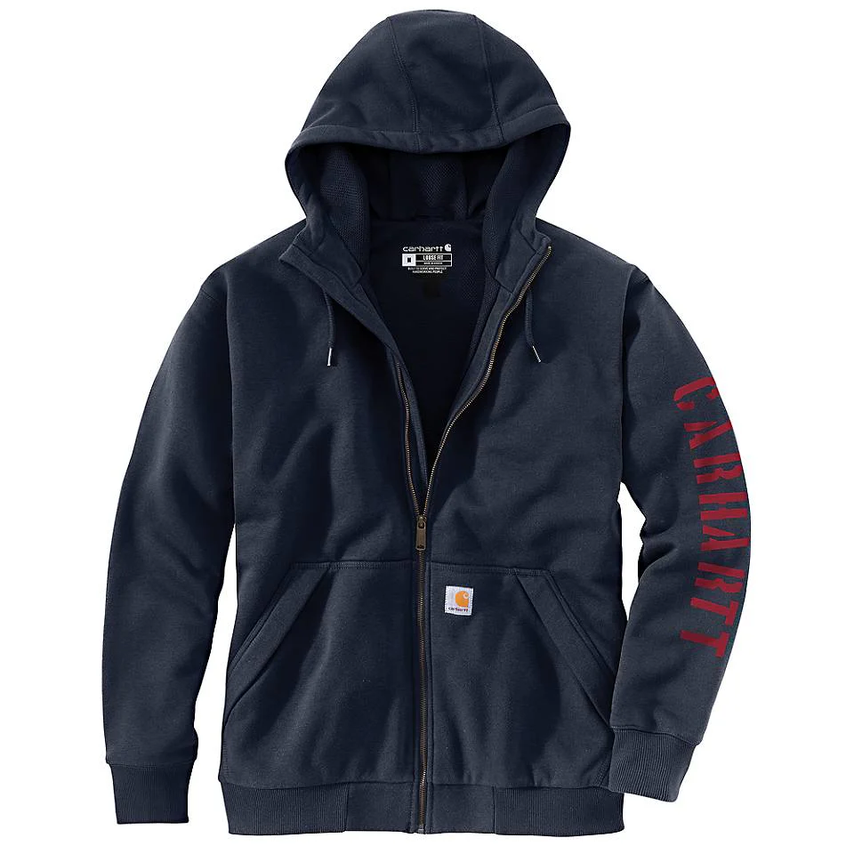 Rain DefenderĀ® Loose Fit Fleece-Lined Logo Graphic Sweatshirt