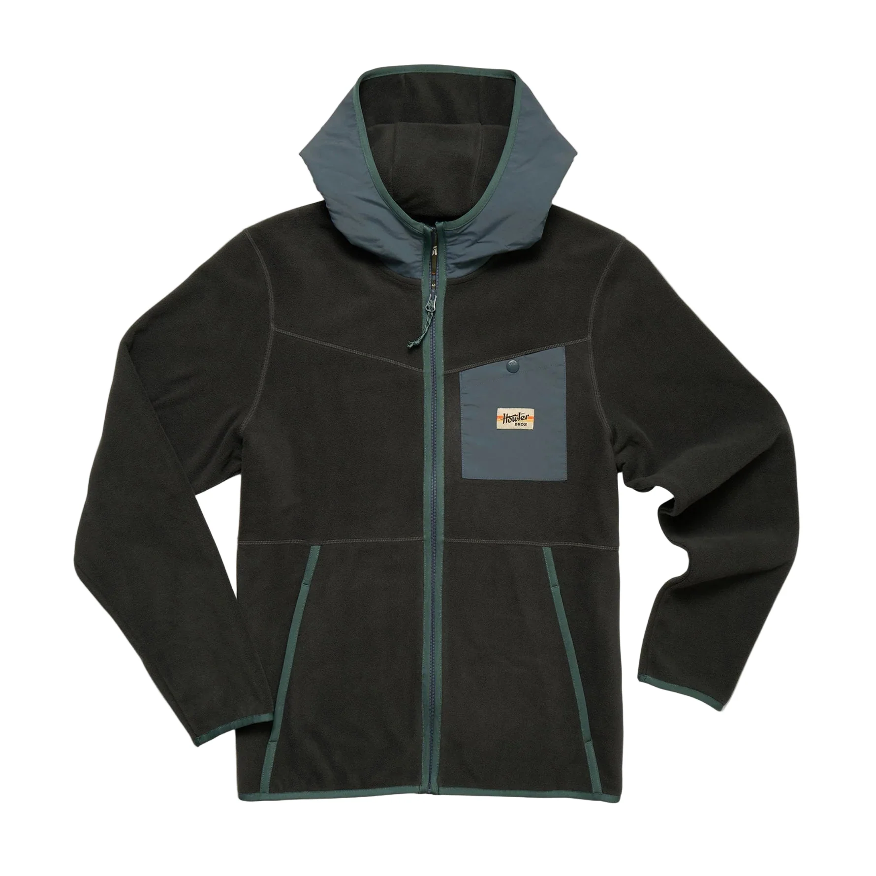 Men's Free Range Hooded Jacket | Antique Black