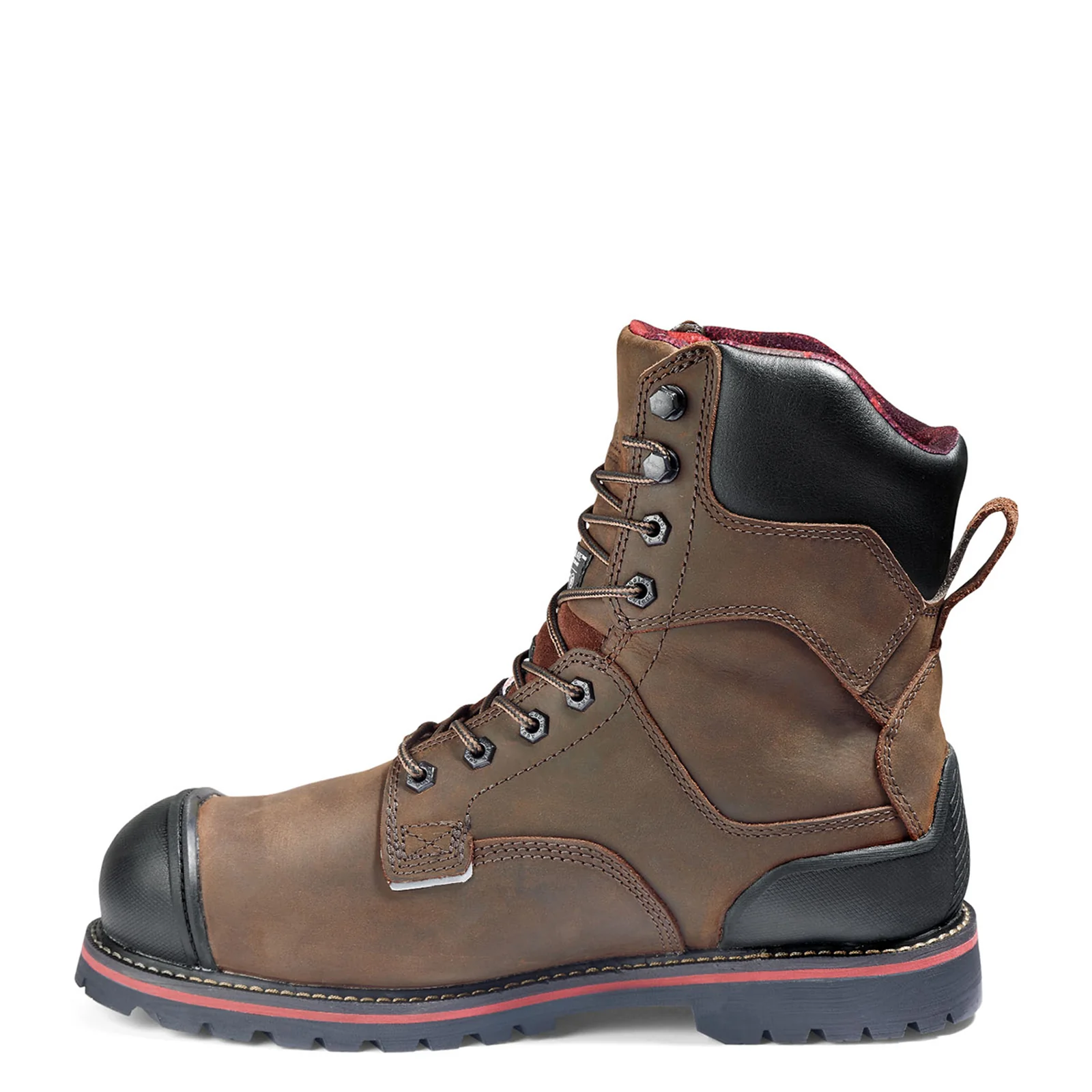 Men's Widebody Warm 8" Composite Toe Winter Safety Work Boot | Dark Brown - Image 3