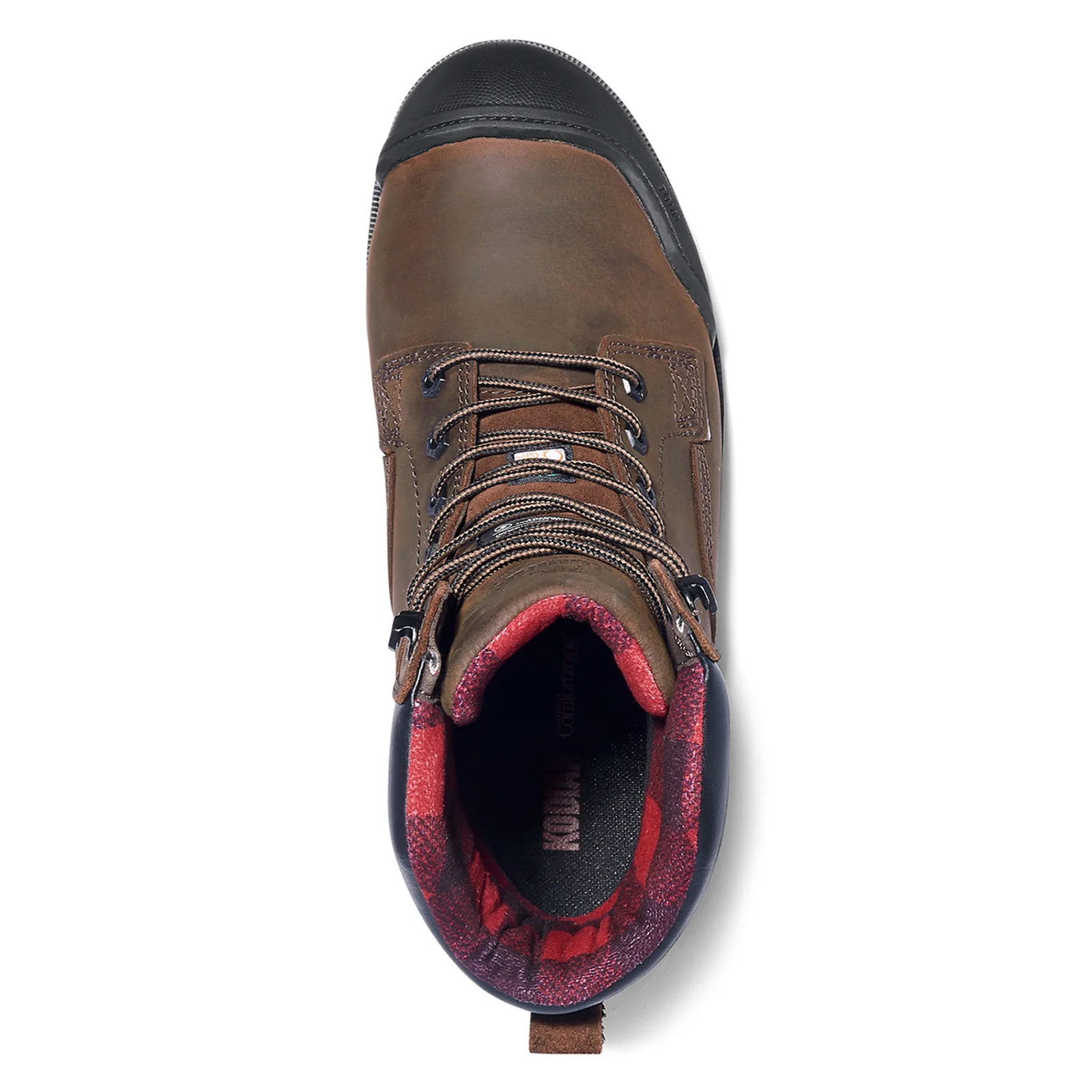 Men's Widebody Warm 8" Composite Toe Winter Safety Work Boot | Dark Brown - Image 4