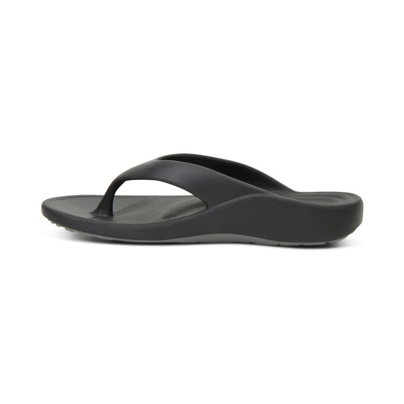 Men's Maui Orthotic Flips Black - Image 3
