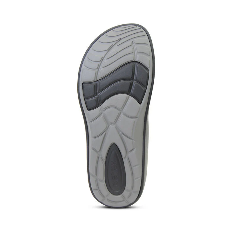 Men's Maui Orthotic Flips Black - Image 6