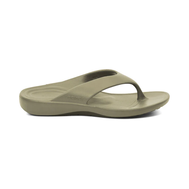 Men's Maui Orthotic Flips Army Green - Image 2