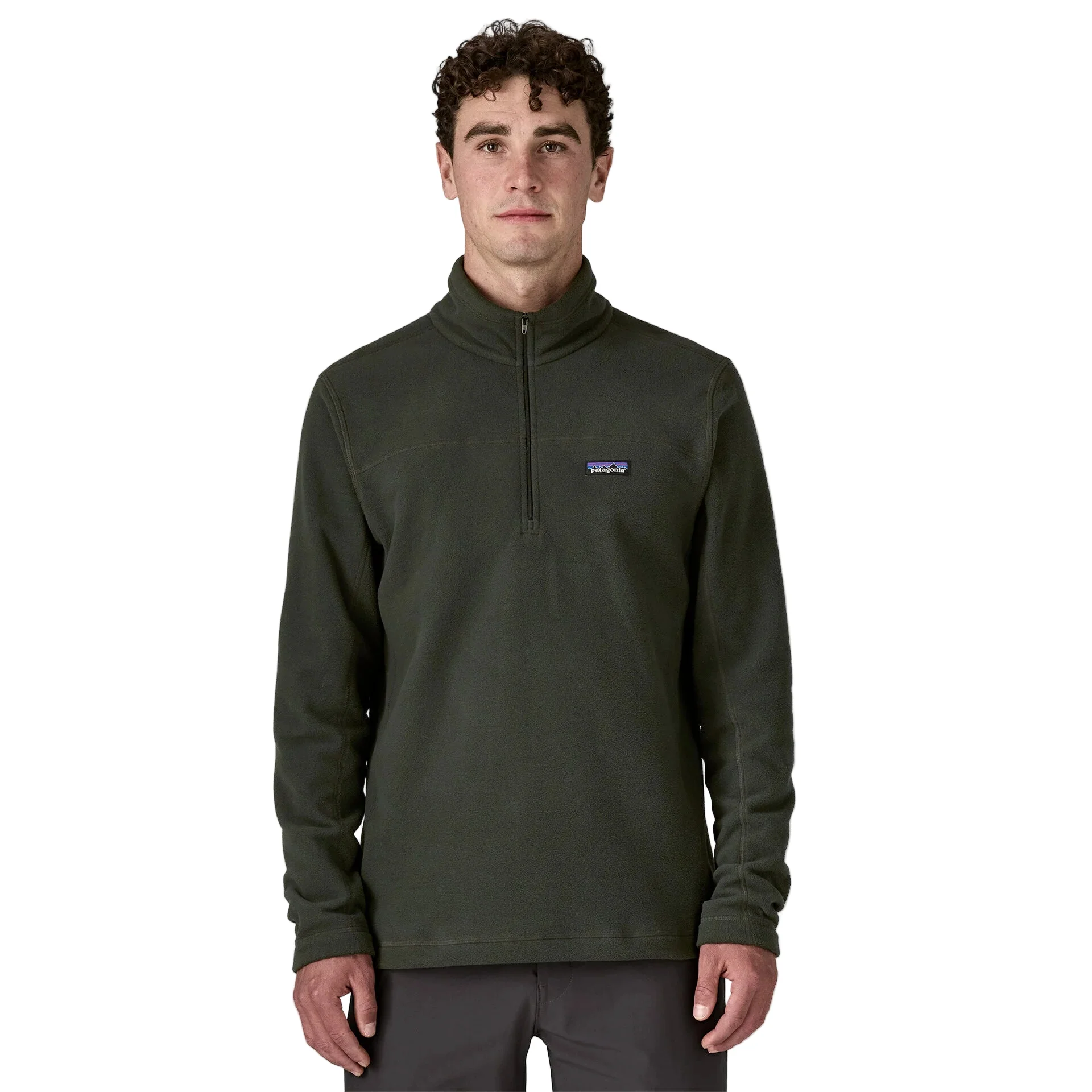 Men's Micro D® Fleece Pullover | Old Growth Green - Image 2