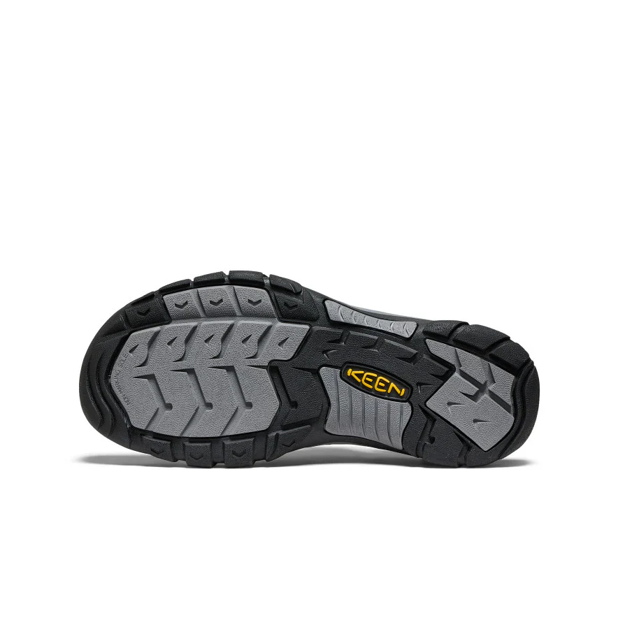 Men's Newport Leather Sandals | Black Steel Grey - Image 5