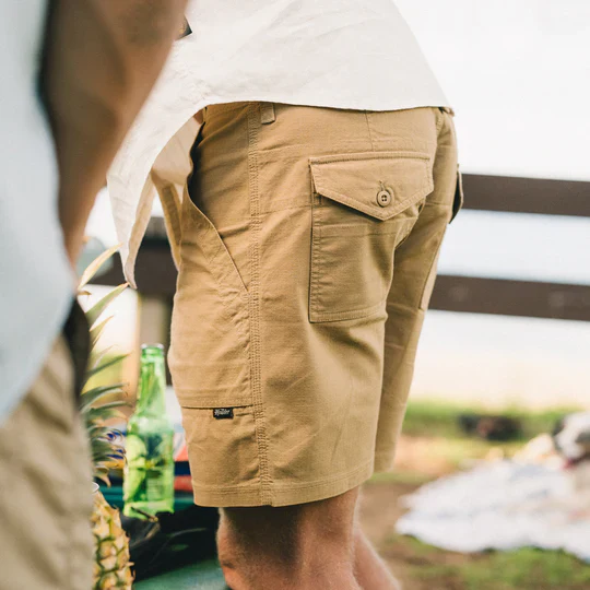 Men's Quonset Camp Shorts 7.5" Inseam | British Khaki - Image 4