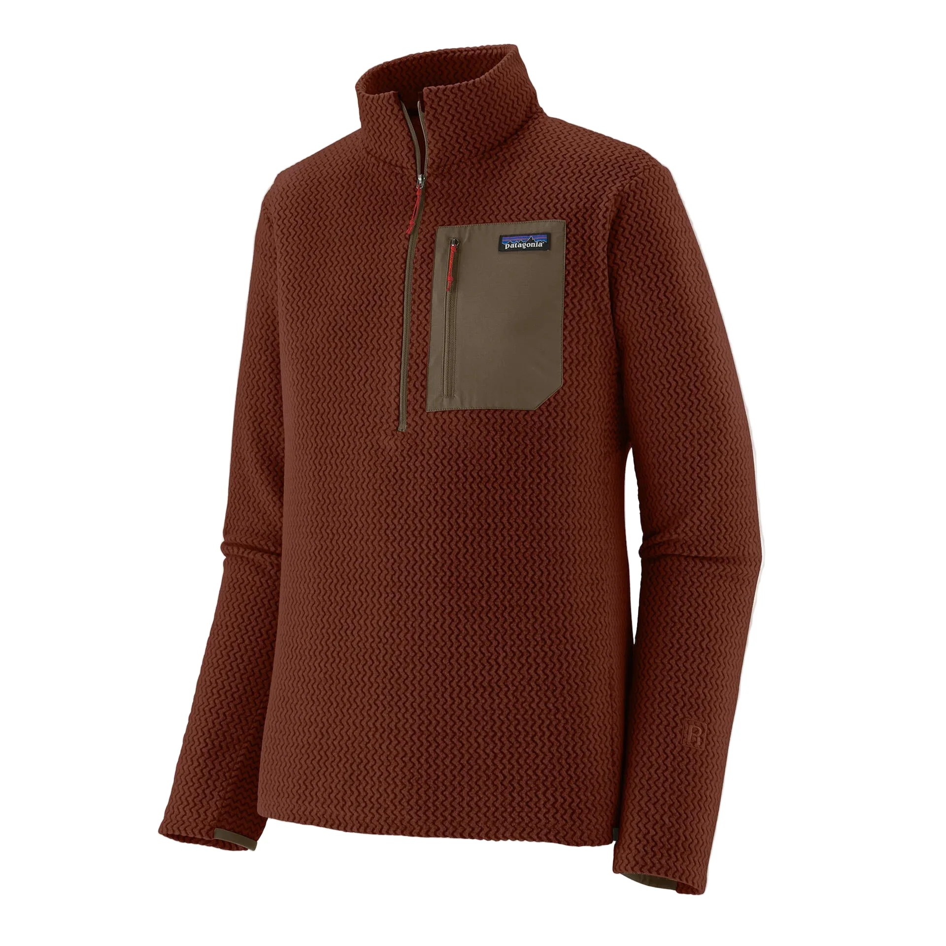 Men's R1® Air Fleece Zip-Neck | Dried Vanilla
