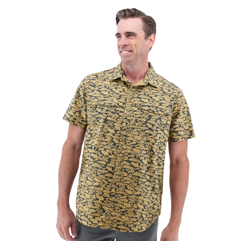 Men's Ryker Coral Reef Print Shirt | Urban Chic - Image 2