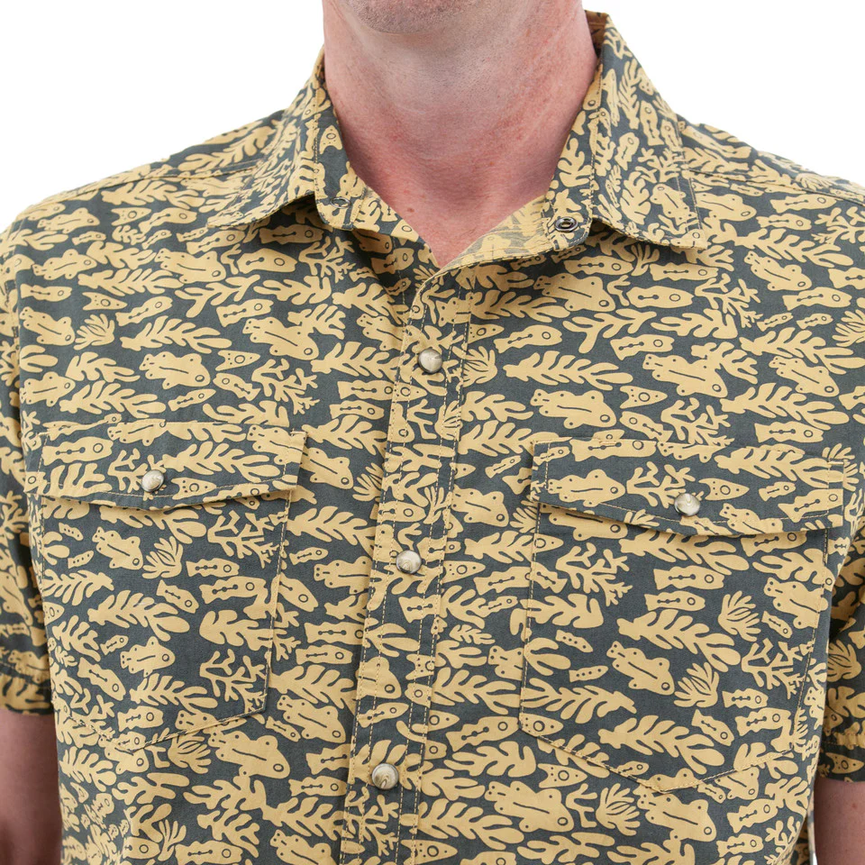 Men's Ryker Coral Reef Print Shirt | Urban Chic - Image 4