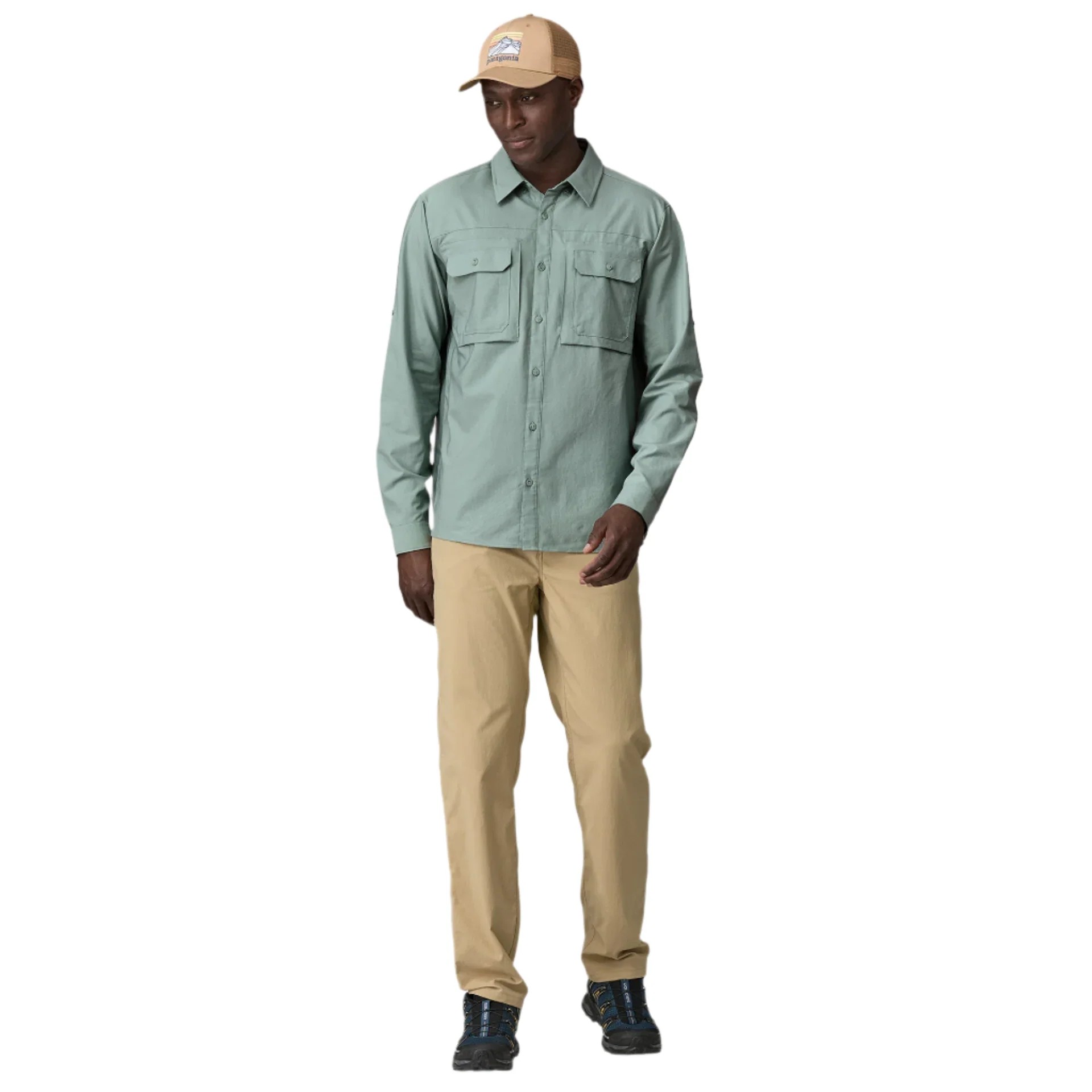 Men's Long Sleeved Self-Guided Sun Shirt | Thermal Blue - Image 3