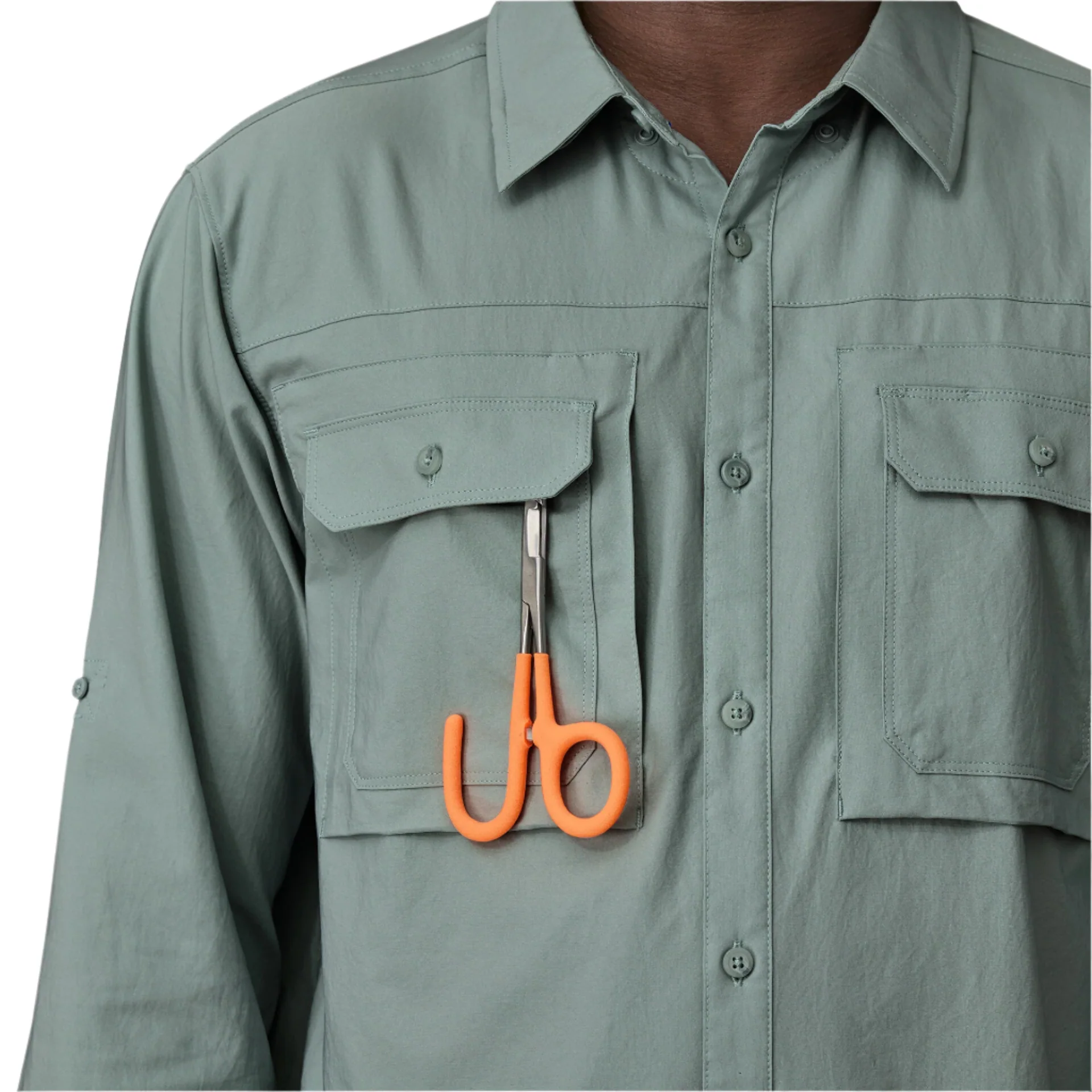 Men's Long Sleeved Self-Guided Sun Shirt | Thermal Blue - Image 4