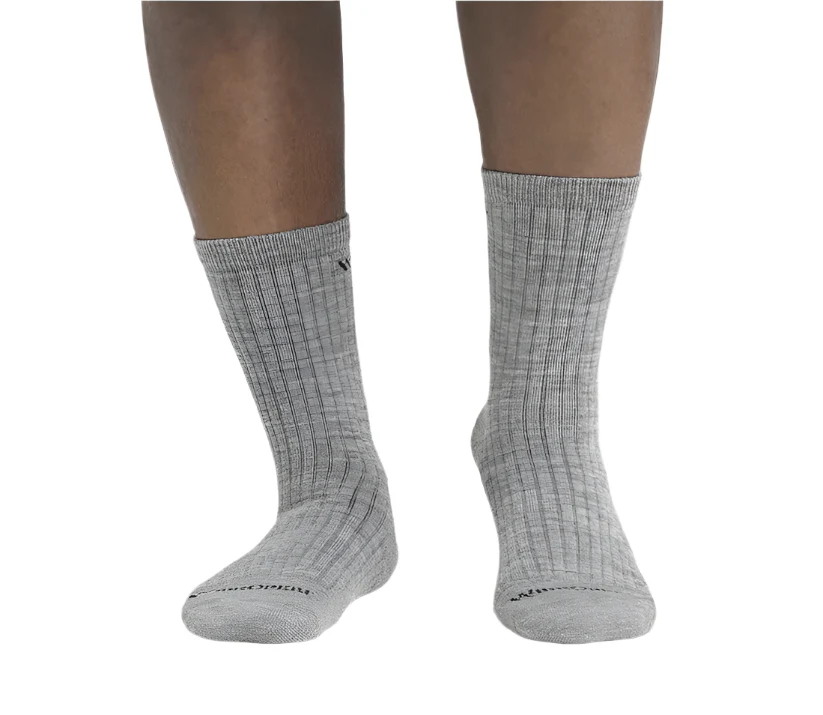 Men's Solid Cushioned Micro Crew Socks - Image 10