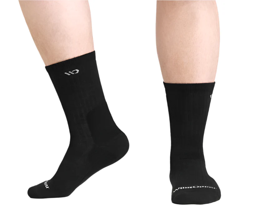 Men's Solid Cushioned Micro Crew Socks - Image 2