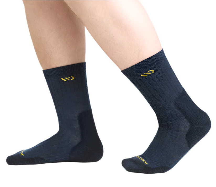 Men's Solid Cushioned Micro Crew Socks - Image 4