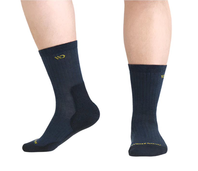 Men's Solid Cushioned Micro Crew Socks - Image 5