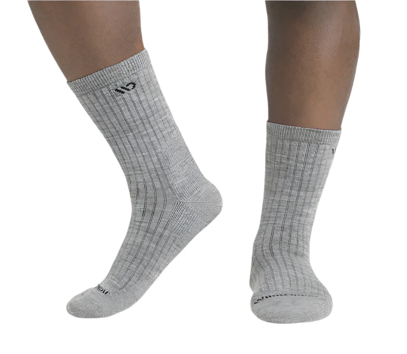 Men's Solid Cushioned Micro Crew Socks - Image 9