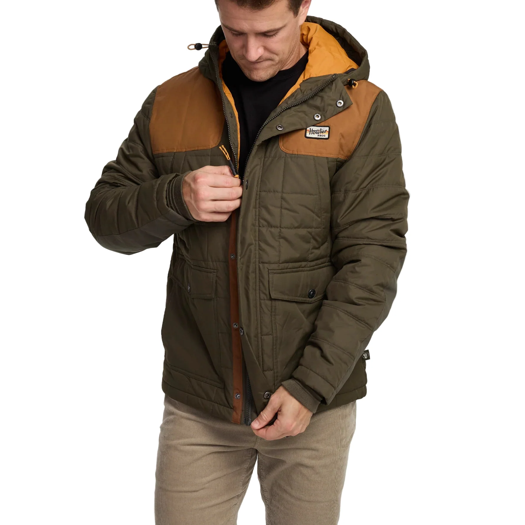 Men's Spellbinder Parka | Driftwood/Army - Image 3