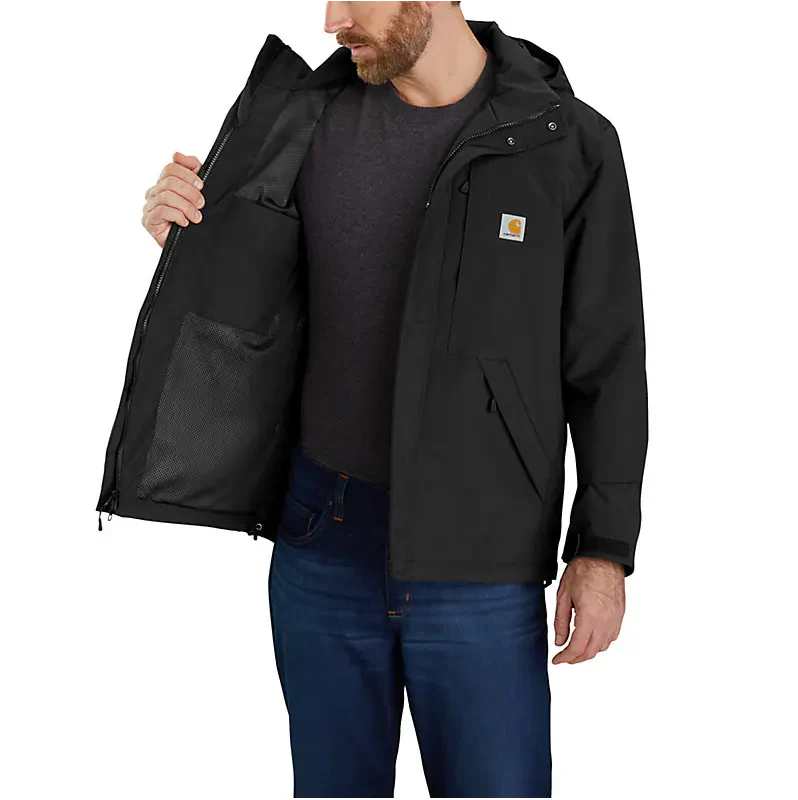 Men's Heavyweight Storm Defender Jacket | Black - Image 3