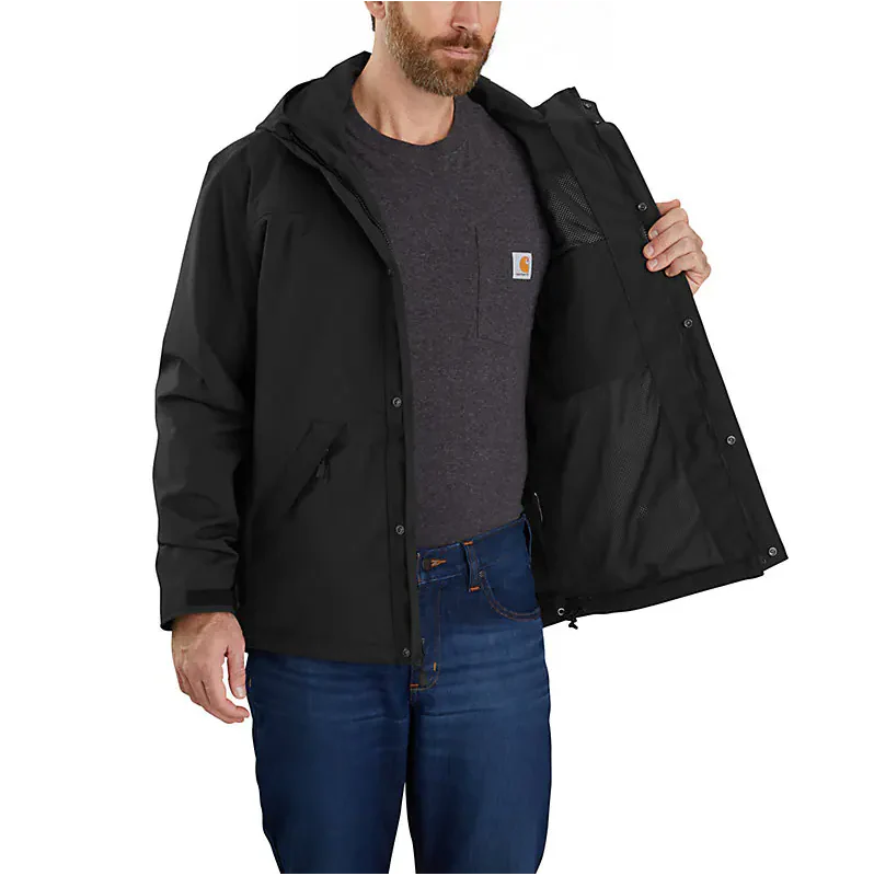 Men's Heavyweight Storm Defender Jacket | Black - Image 4