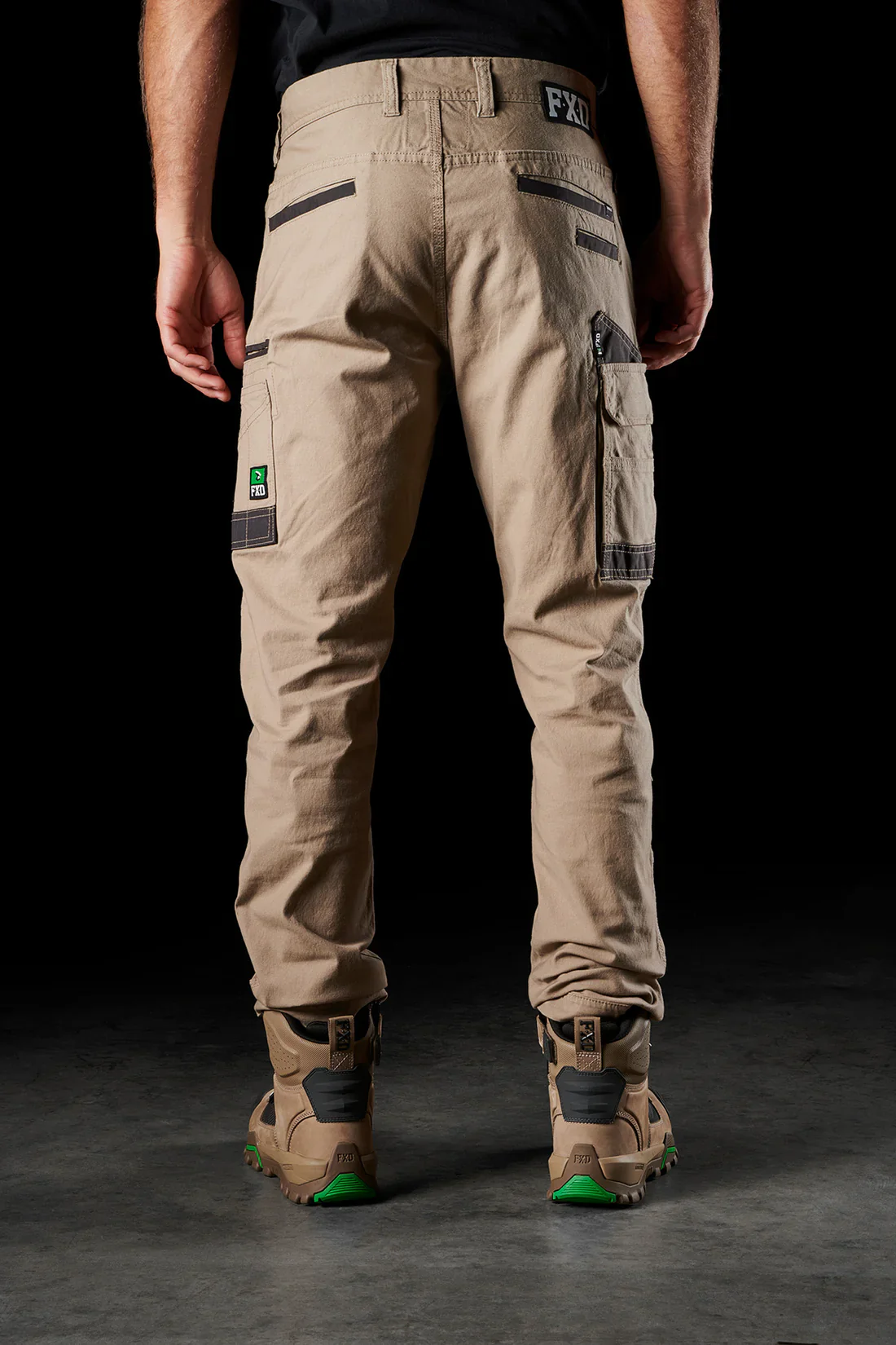 Men's Stretch Work Pants | Khaki - Image 2