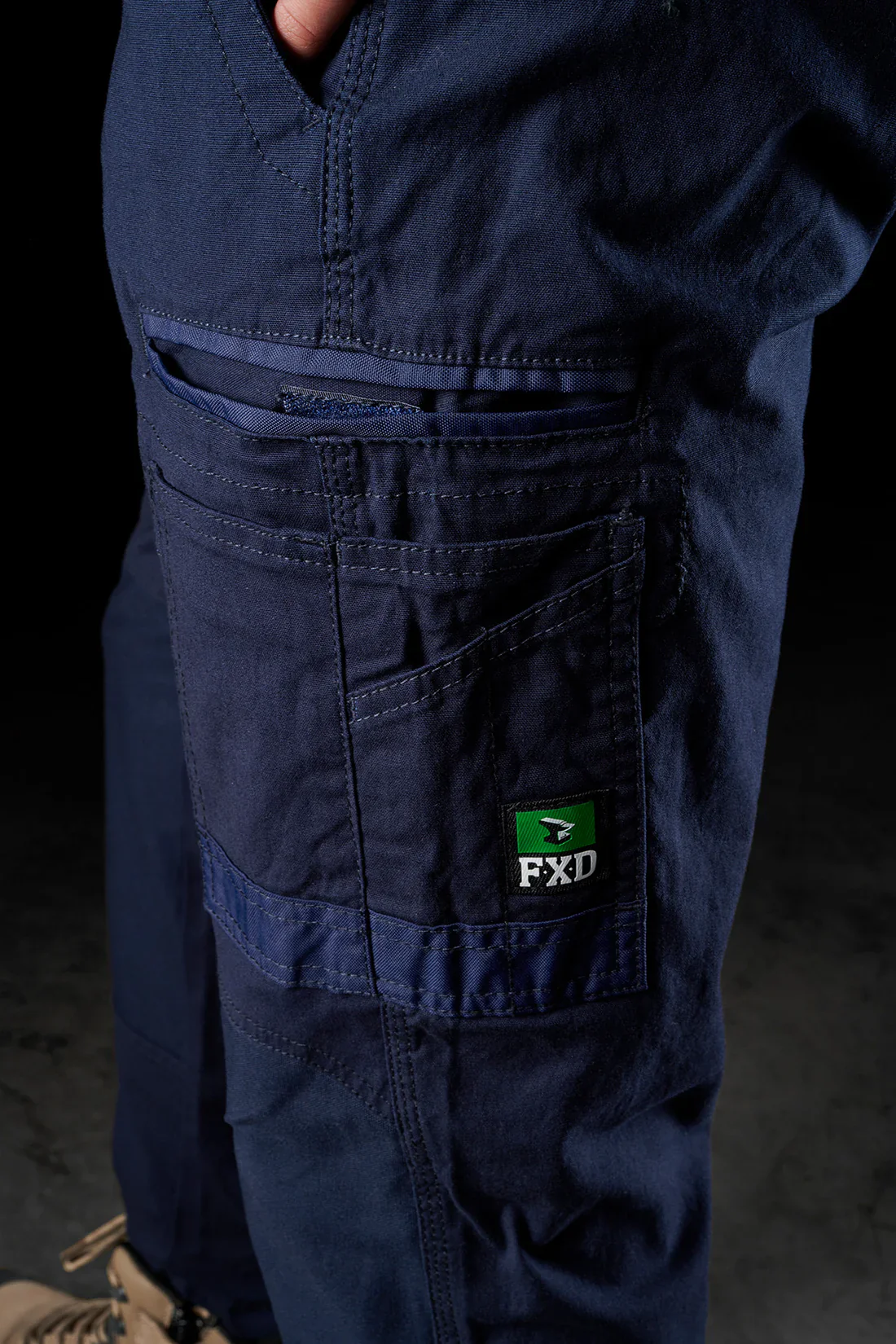 Men's Stretch Work Pants | Navy - Image 3