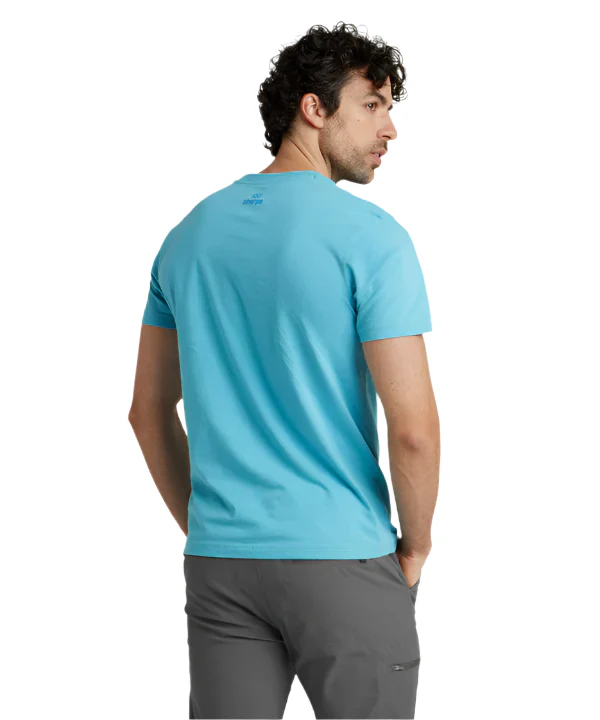 Men's Short Sleeve Tarcho Tee | Arctic Blue - Image 3