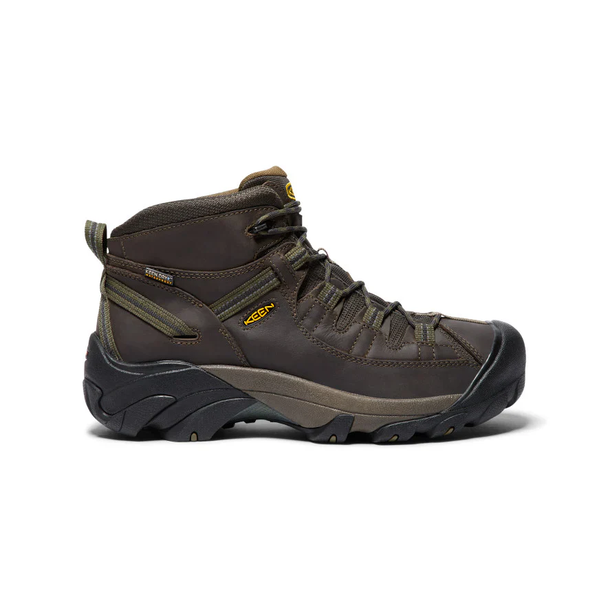 Men's Targhee II Mid WP Hiking Boots | Canteen Dark Olive - Image 2
